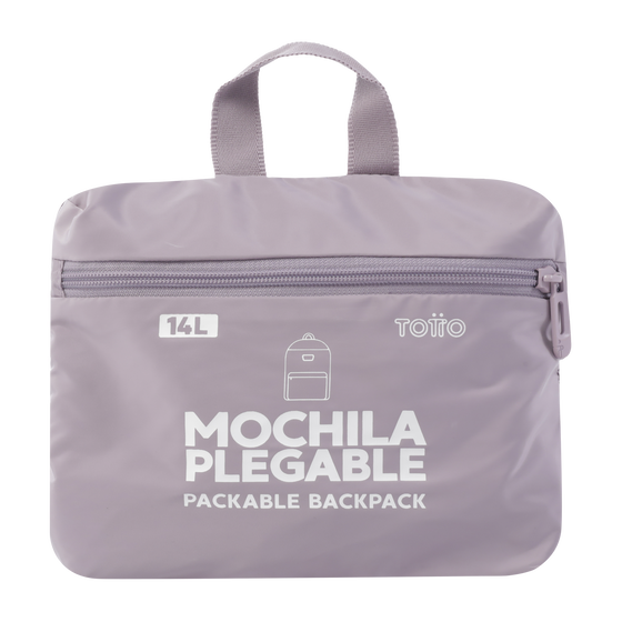 Mochila plegable Xingu - Morado image number 5