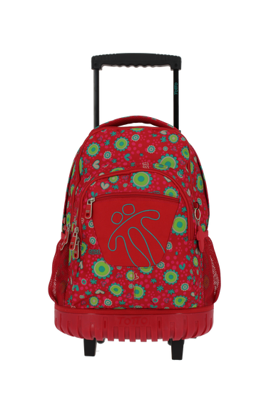 Mochila escolar con ruedas Renglones - 8PX image number 1