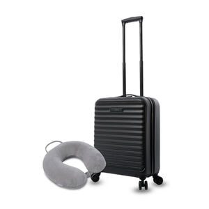 Kit Regalo X2 Maleta de cabina Helios + Almohada - Black/Moonstone Grey Kit Regalo X2 Maleta de cabina Helios + Almohada - Black/Moonstone Grey