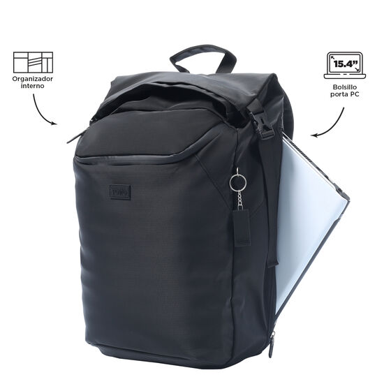 Mochila Chicago - Negro image number 4