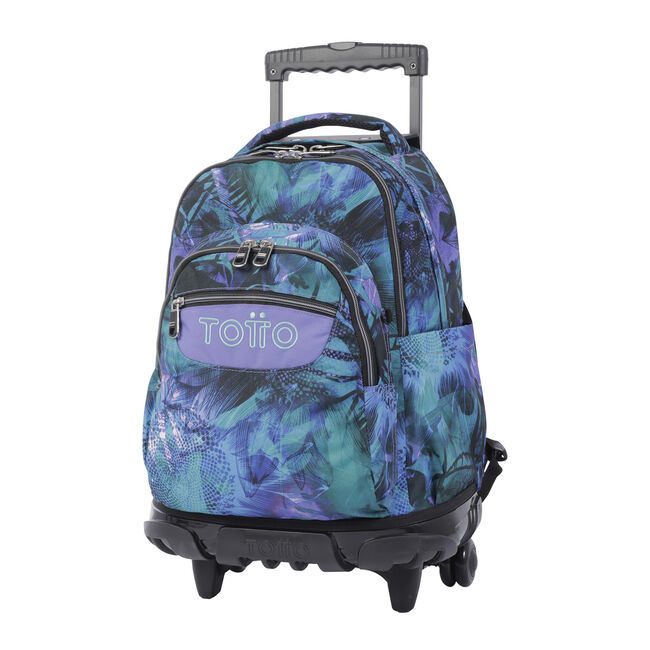 Mochila escolar con ruedas electric nature eco-friendly - Renglones image number null
