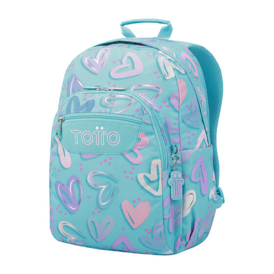 Mochila Acuareles - Corazones pintados image number 2