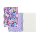 Cuaderno A5 tapa forrada - Meowsical image number 3