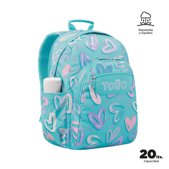 Mochila Acuareles - Corazones pintados image number 7