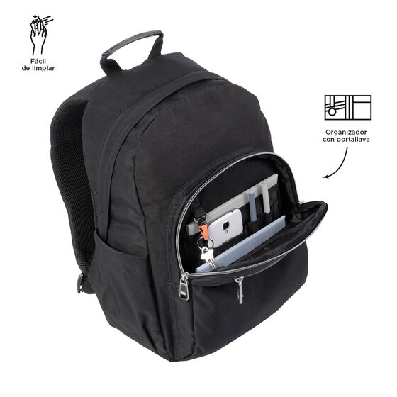 Mochila Acuarela - Negro image number 6