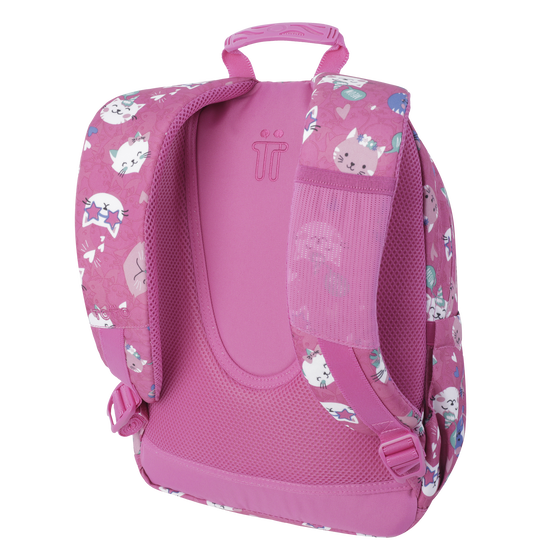 Mochila Gommas - Rosa fiesta gatitos image number 4