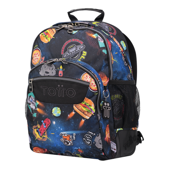 Mochila Crayola Galaxia Negro Totto.es