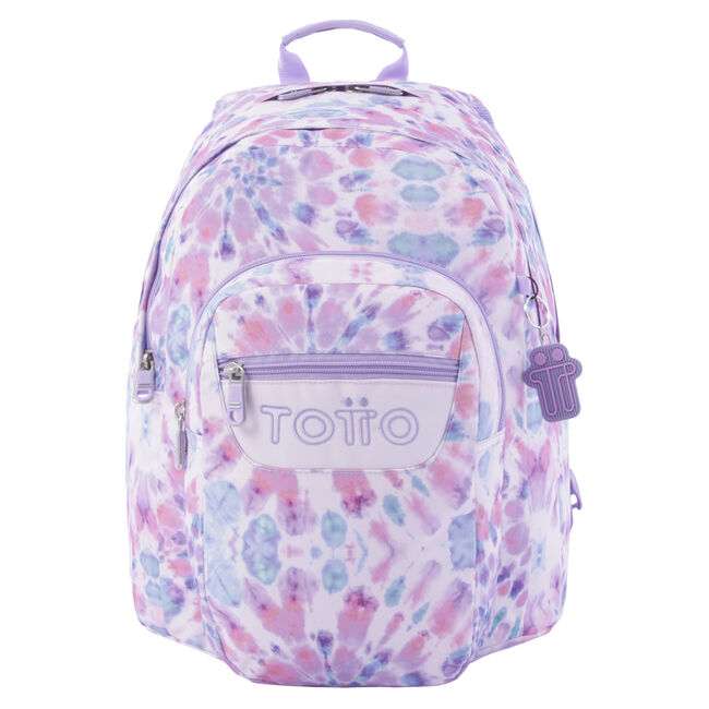 Egoísmo Resonar habla Mochila escolar rosa tye dye - Lápiz - Rosa | Totto.es