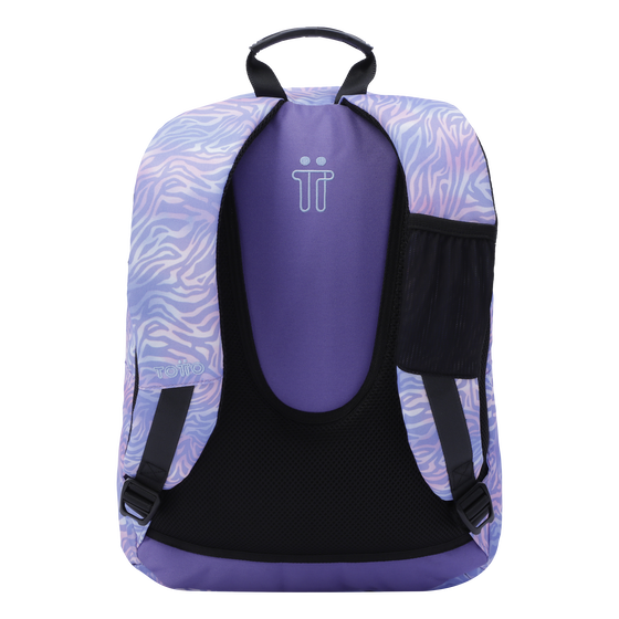 Mochila escolar Lápiz - Morado cebra image number 3