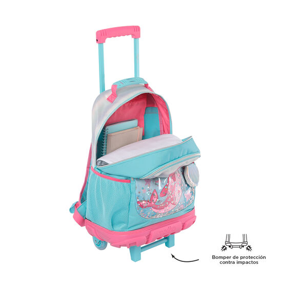 Mochila de ruedas Pink Ocean L image number 4