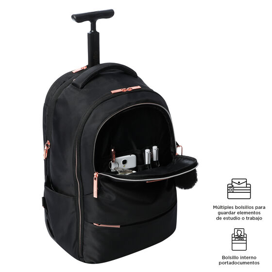 Mochila con ruedas Trolley - Black image number 4