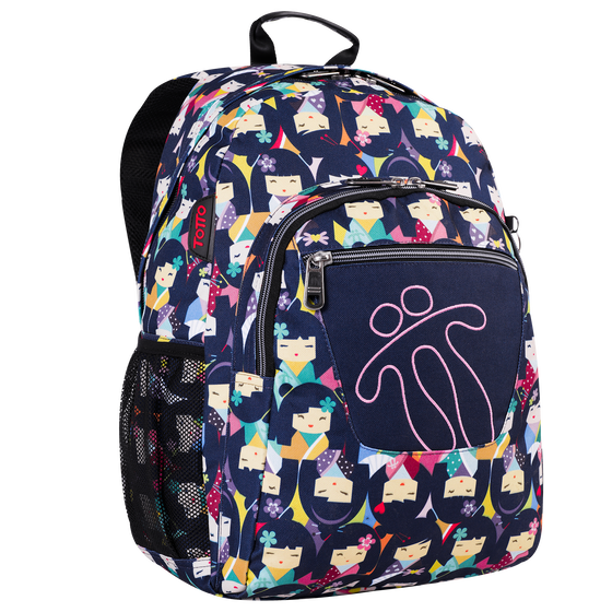 Mochila escolar adaptable a carro Acuareles - 7E4 image number 3