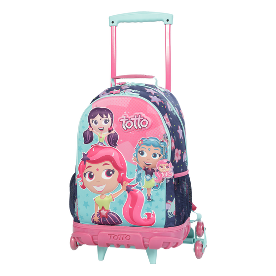 Mochila escolar con 3 ruedas - Stargirls image number 2