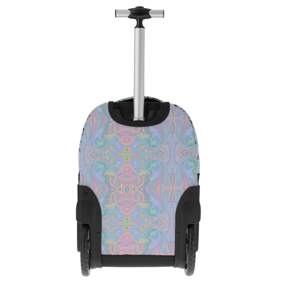Mochila escolar con ruedas Papel - Rainbow pastel image number 3