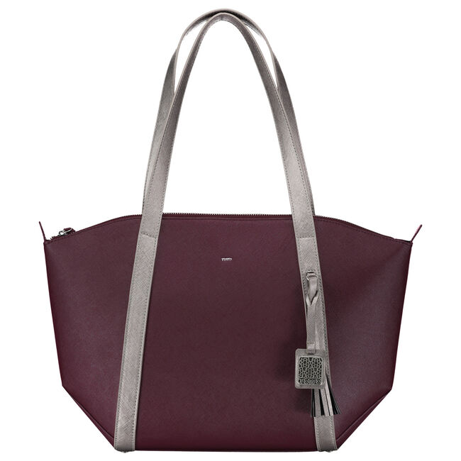 Bolso shopper mujer morado damson - Tossa M