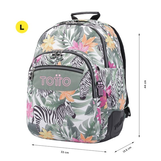 Mochila Crayoles - Tropical cebras image number 3