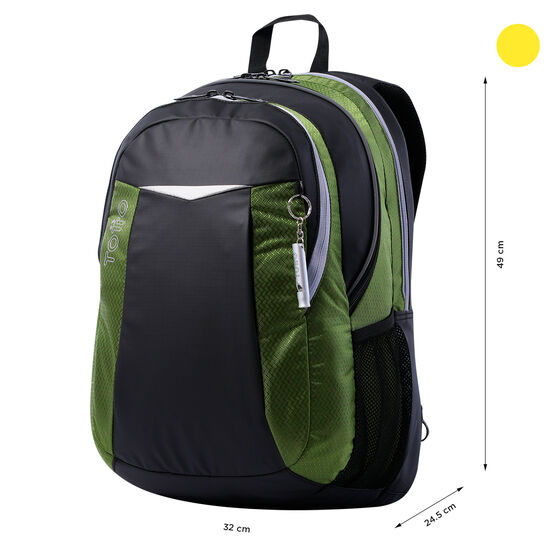 Mochila Titanio 2.0 - Negro y verde image number 2