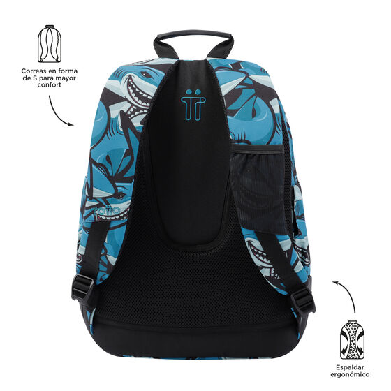Mochila Crayoles - Tiburones image number 4