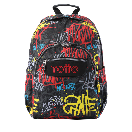 Mochila Acuareles Grafil Gris Totto.es