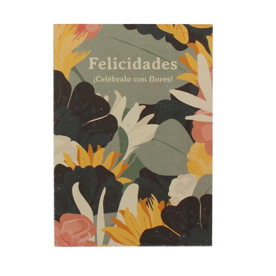 Tarjeta Eco-Friendly semillas Sheedo - Felicidades image number 1