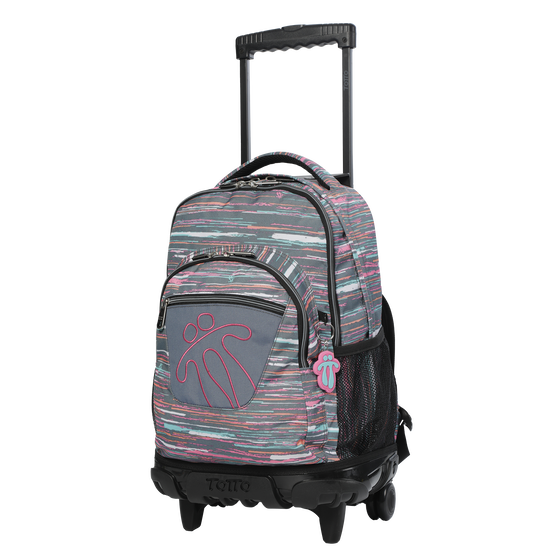 Mochila escolar con ruedas Renglones - 1Y3 image number 2