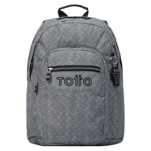 Mochila escolar L&aacute;piz - Gris met&aacute;lico