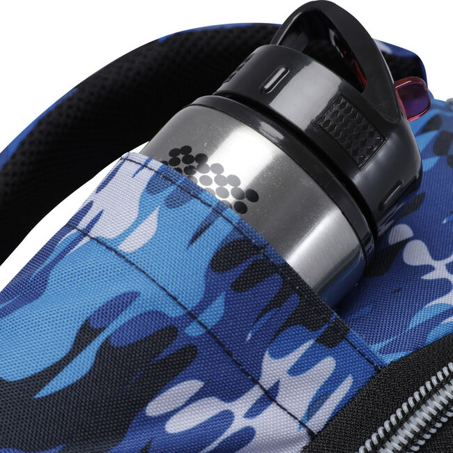 Mochila escolar con ruedas - Carboncillo - Azul | Totto.es