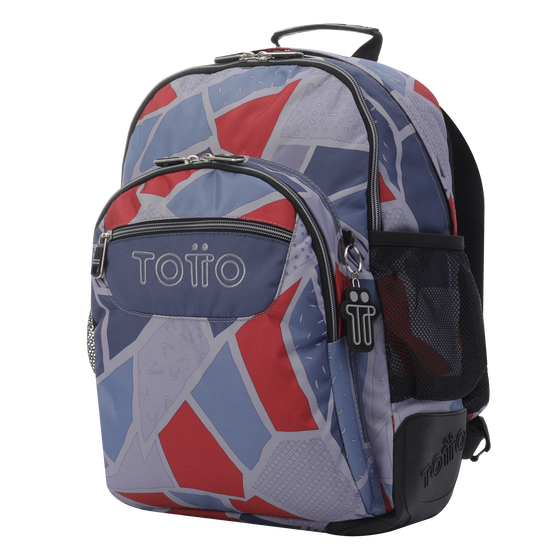 Mochila Crayoles - Gris y rojo image number 2