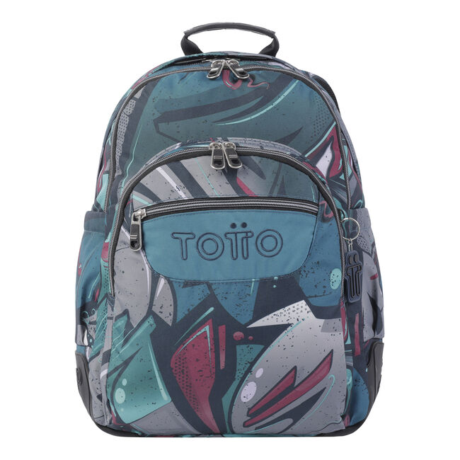 Mochila escolar con ruedas estampado rocas - Renglones de TOTTO, Envío  48/72 horas