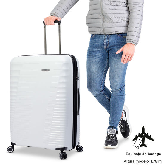 Maleta Traveler L - Blanco image number 2