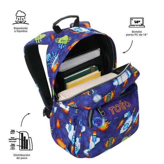 Mochila Acuareles - Space Blue image number 5