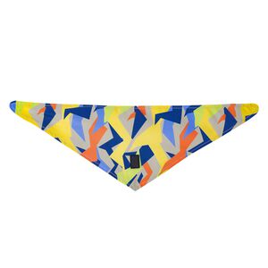 Pañuelo para mascotas doble cara estampado geommax - Talla M
