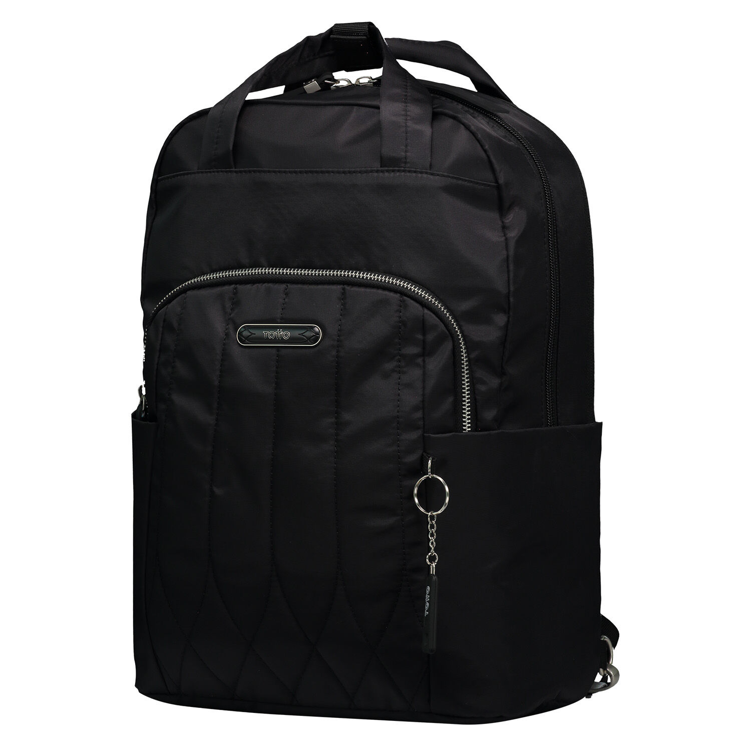 Mochila bolso negra clearance