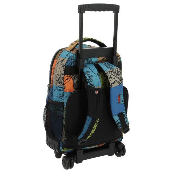 Mochila escolar con ruedas Renglones - 7T9 image number 4