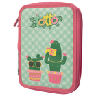 Estuche escolar dos compartimentos - Lovely Cactus image number 2