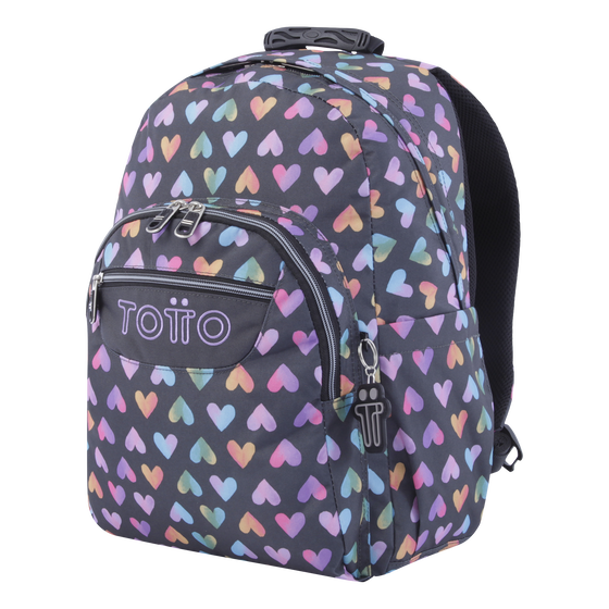 Mochila Acuareles - Corazones de colores image number 2