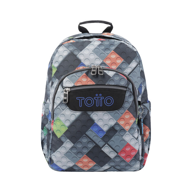 Mochila escolar adaptable a carro bloques - Acuareles