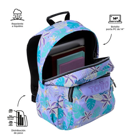 Mochila Acuareles - Morado image number 4