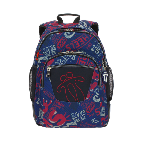 Mochila escolar Crayoles Azul Totto.es