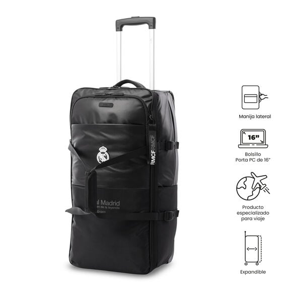 Maleta mediana Real Madrid - Negro image number 6