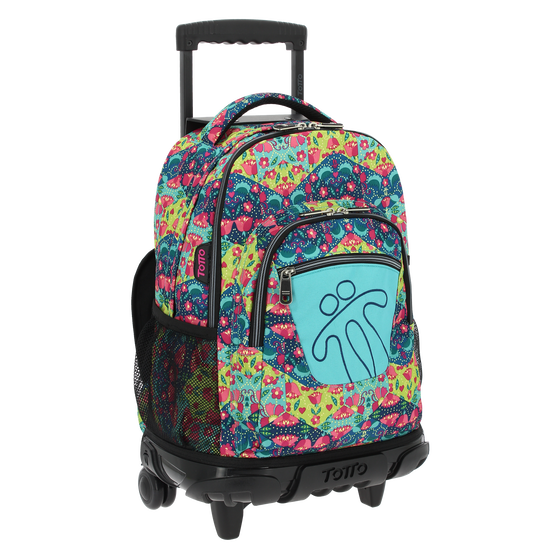 Mochila escolar con ruedas Renglones - 6LT image number 2