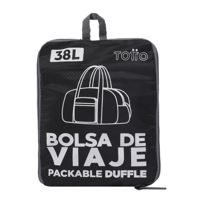 Bolsa de viaje plegable color negro - Branel image number null