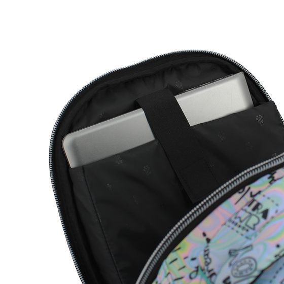 Mochila escolar con ruedas Papel - Rainbow pastel image number 7