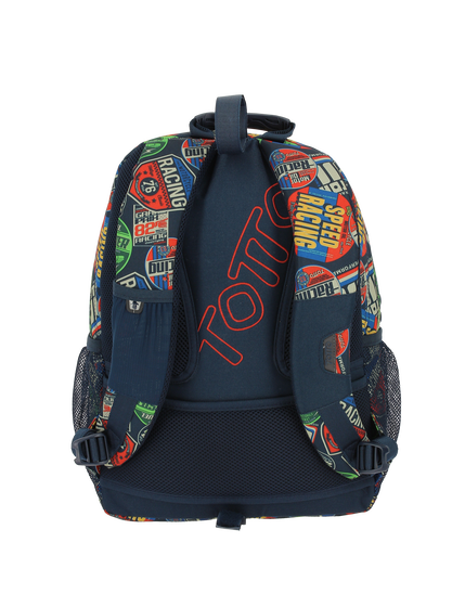 Mochila escolar adaptable a carro Acuareles - 6UC image number 4
