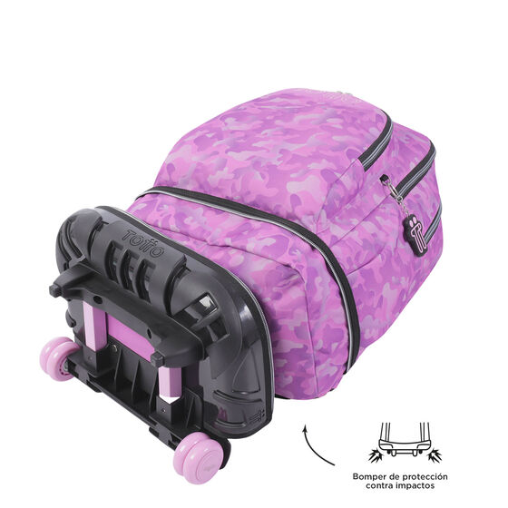 Mochila Desmontable Tiza - Camuflaje rosa image number 5