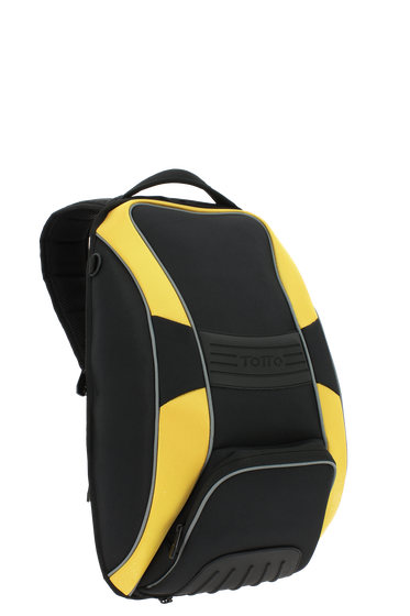 Mochila para moto negro y amarillo – Gilera image number 2