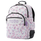 Mochila Crayoles - Arcoíris rosa image number 2