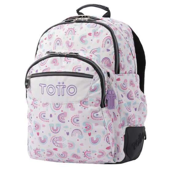 Mochila Crayoles - Arcoíris rosa image number 2
