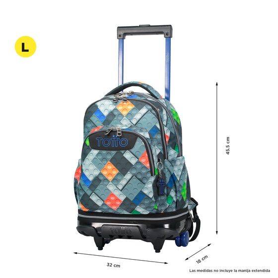 Mochila Desmontable Tiza - Bloques image number 2