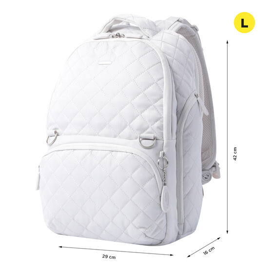 Mochila pañalera Babybao 2.0 - White Sand image number 2